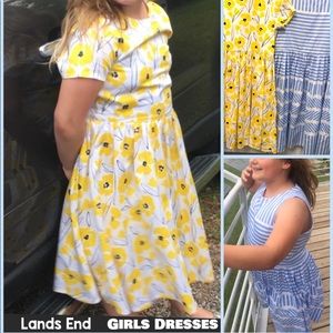 Girls Lands End dresses (2 total) size 14